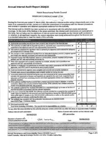 HB internal audit 2025